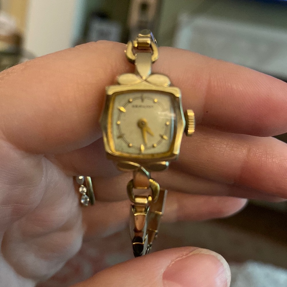 1950’s Vintage 10k gold Hamilton Watch.